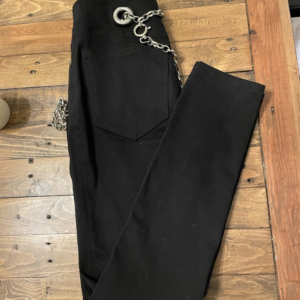 Miaou black chain jeans